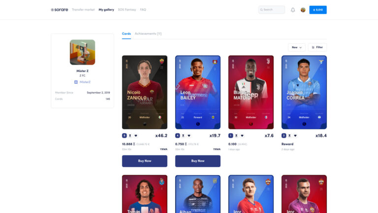 Fantacalcio: cresce il gioco su Blockchain